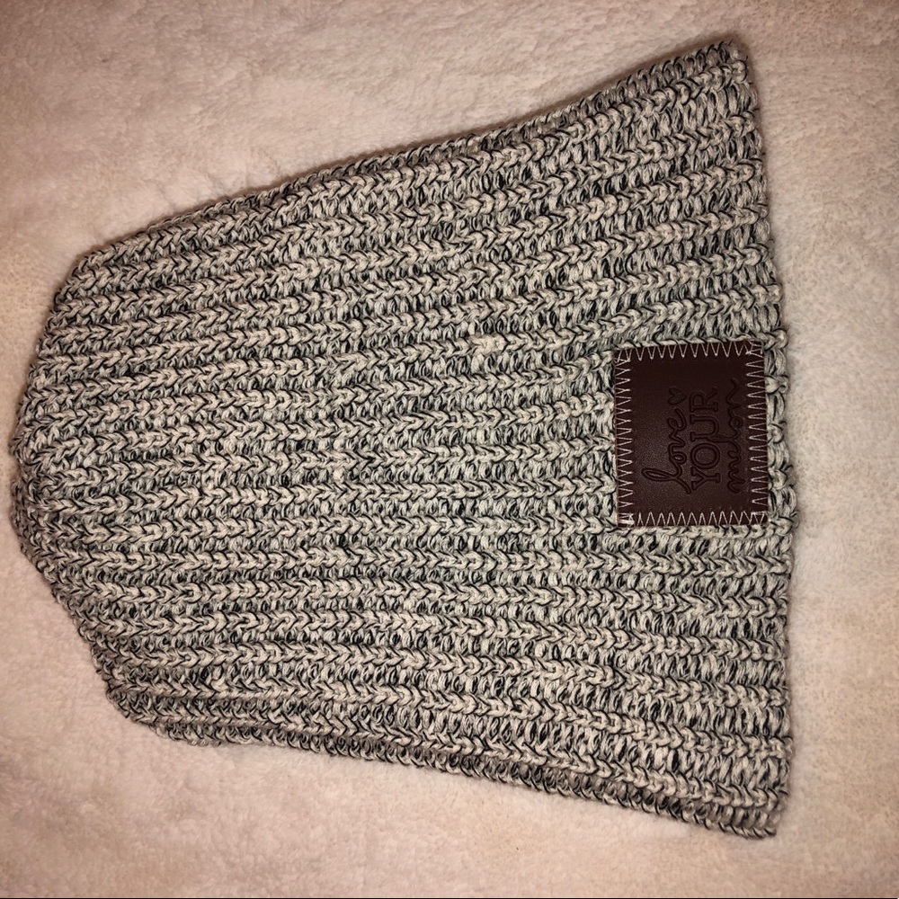 Love Your Melon grey beanie
